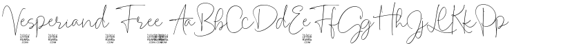 Vesperiand Free font download